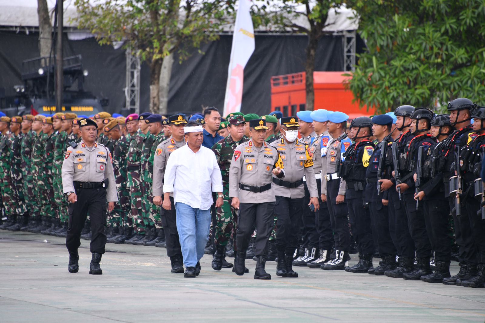 Sekda Herman Suryatman Hadiri Apel Gelar Pasukan Operasi Garuda Lodaya