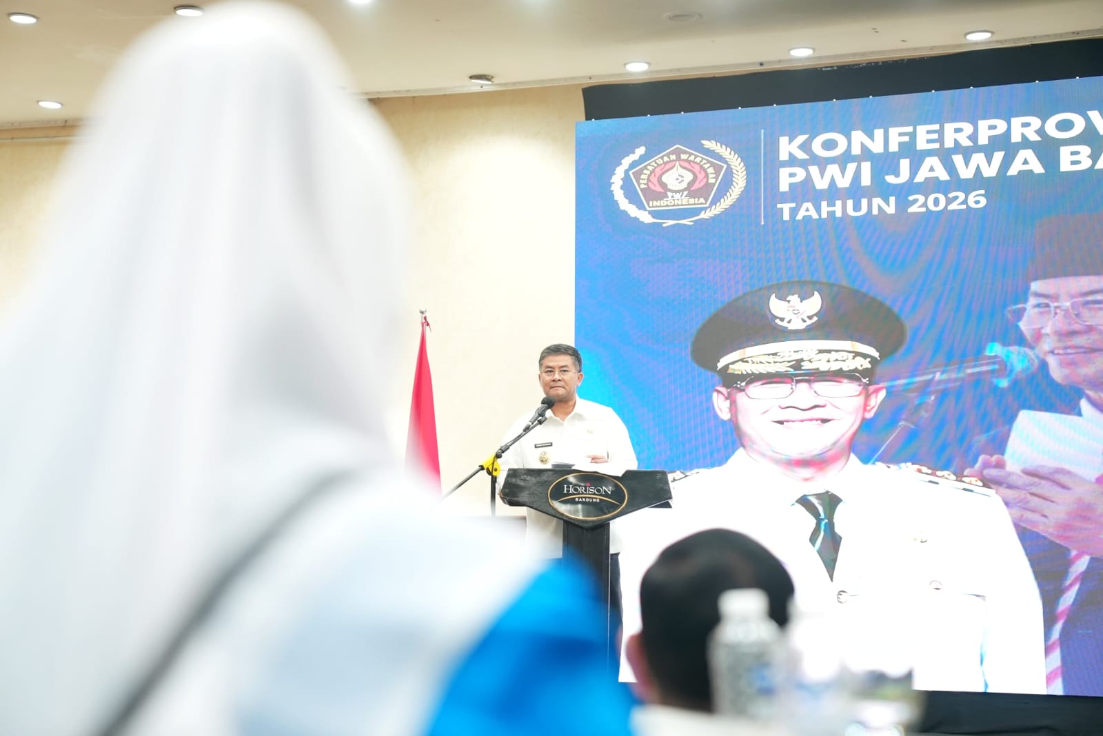 Hadiri Konferensi PWI Jabar, Wagub Erwan Tekankan Integritas Jadi Penentu Masa Depan Pers di Era AI