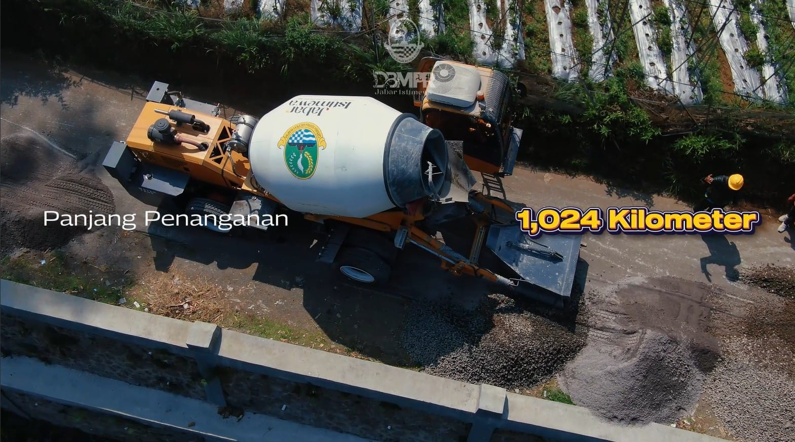 Mobile Batching Plant, Solusi Pemprov Jabar untuk Pembangunan Jalan Desa di Wilayah Terpencil