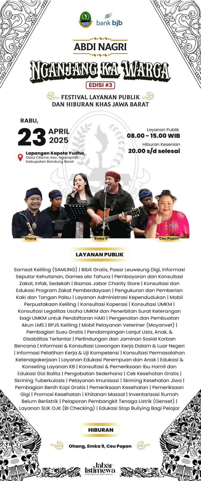 ABDI NAGRI NGANJANG KA WARGA  Edisi Ketiga Siap hadir di Ngamprah