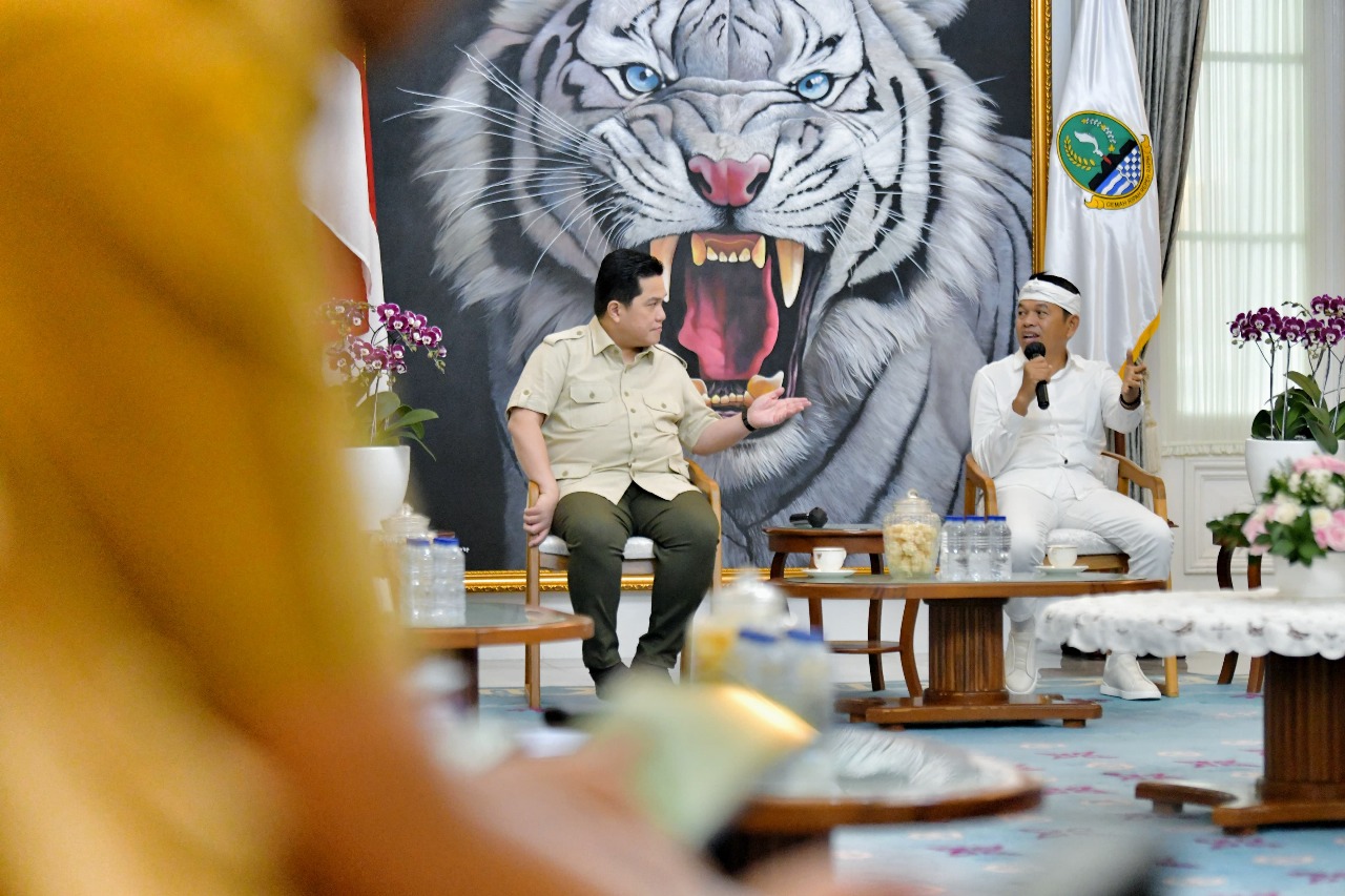 Dari Perhutani hingga Energi Sampah, KDM Matangkan Program Prioritas bersama Erick Thohir